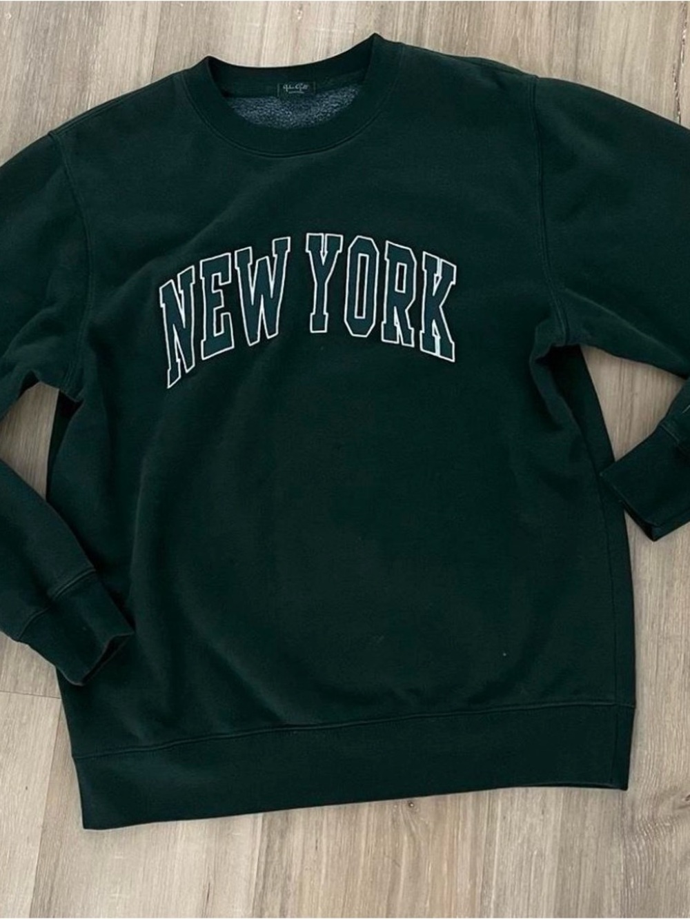 New York Crewneck Sweatshirt - Forest Green